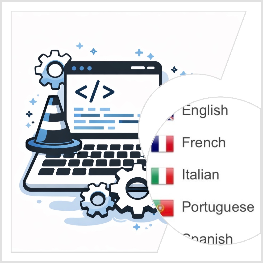 Übersetzungsfunktion Homepage & Blog